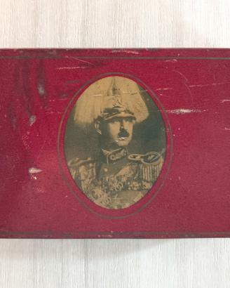 Rara Scatola Latta Re Carol I di Romania (1910/20)