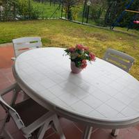 Tavolo da giardino ovale