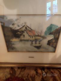 Quadro con paesaggio di Antoine Maly
