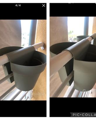 2 fioriere per balcone