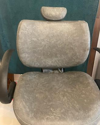 Poltrona regolabile girevole Barber