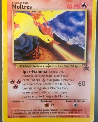 Moltres mazzo Wizards Black Star Promos