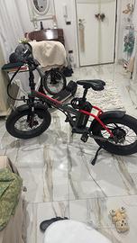 Bicicletta elettrica  argento
