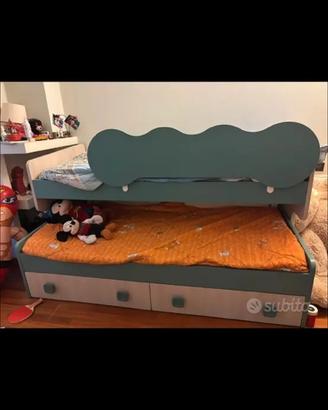 Doppio letto estraibile