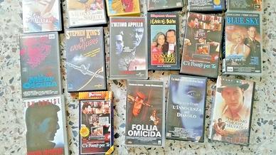 Stock lotto 22 videocassette VHS vari titoli