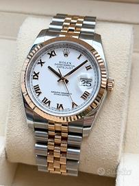Rolex Datejust 36 acciaio/oro rosa, Full, Permute