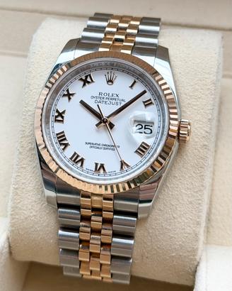 Rolex Datejust 36 acciaio/oro rosa, Full, Permute