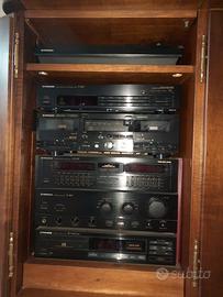 Hi-Fi Pioneer completo vintage dischi cassette cd