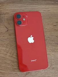 iPhone 12 Mini 256GB rosso con scatola originale