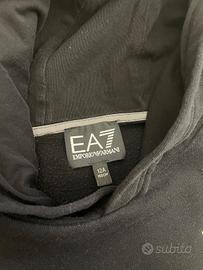 felpa ragazzo Armani colore nero 