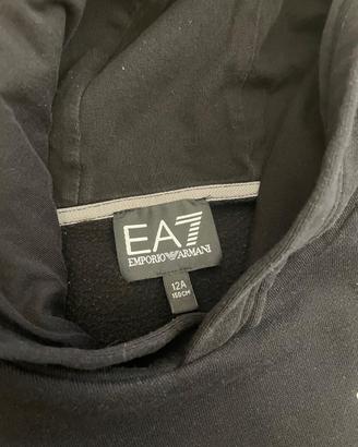 felpa ragazzo Armani colore nero 