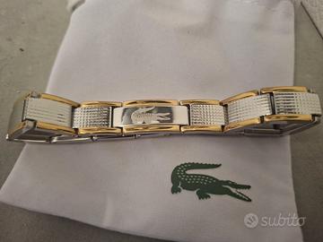 Bracciale Uomo Lacoste in Acciaio Oro e Argento