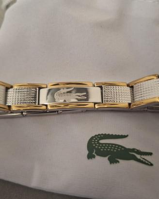 Bracciale Uomo Lacoste in Acciaio Oro e Argento