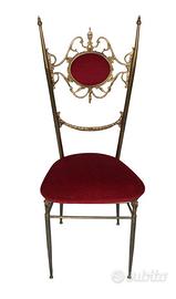 Sedie vintage Hollywood Regency Chiavari
