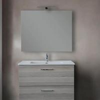 MOBILETTO VITRA DA 80cm CORDOBA C/LAVABO, SPECCHIO