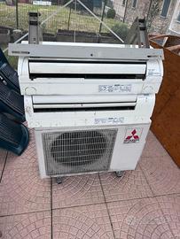 Clima dual split Mitsubishi