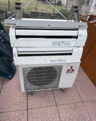 Clima dual split Mitsubishi
