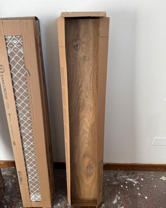 Piastrelle gres effetto legno dorato 20x120