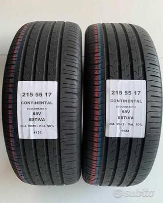 2 gomme 215 55 17 continental a1133