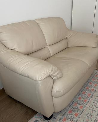 Divano in pelle 2 posti