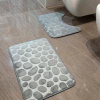 Set 2 Tappetini Bagno in Memory Foam Assorbenti
