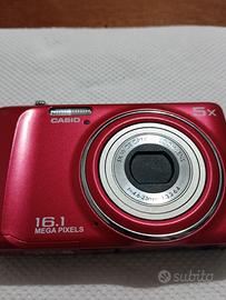 Casio Exilim 16.1MP Fotocamera digitale rossa 