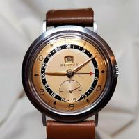 📣 BENRUS Day-Date Pointer – 35.5  mm – Anni 40