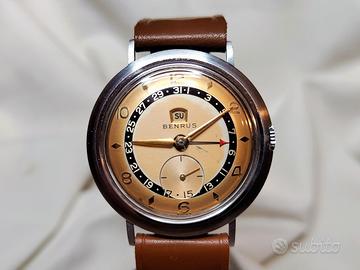 📣 BENRUS Day-Date Pointer – 35.5  mm – Anni 40