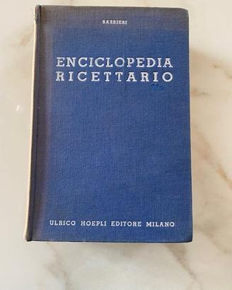 Enciclopedia Ricettario - Hoepli 1951 2°  Edizione
