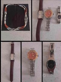 Lotto collana e 3 orologi – sostituire la batteria