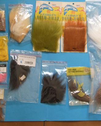 Pesca a mosca: Materiale da costruzione