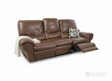 ✨ Set Divani in Pelle Marrone (3+2 Posti) ✨