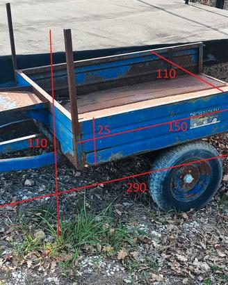 carretto rimorchio agricolo