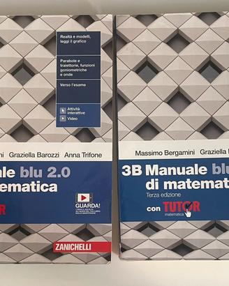 Libri Matematica blu 3A 3B Bergamini