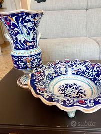 Vaso + Fruttiera Deruta