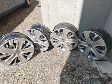 cerchio in ferro (Renault Clio) + copri cerchio