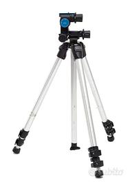 Cavalletto Manfrotto 055CL testa cremagliera Benro