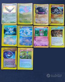 10 Carte Pokémon e-Reader Holo/Reverse