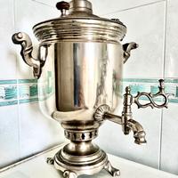 Samovar antico turco inglese ottone collezione