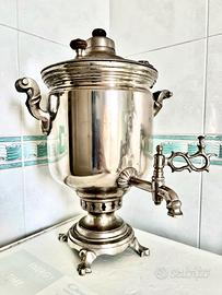 Samovar antico turco inglese ottone collezione