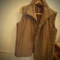 PIUMINO GRIGIO DONNA SMANICATO