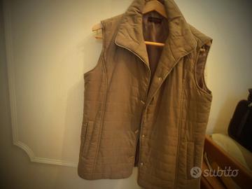 PIUMINO GRIGIO DONNA SMANICATO