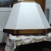 Cappa ad angolo cucina legno