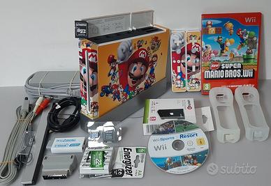 Nintendo Wii + Super Mario Bros Wii + Acc.ri + USB