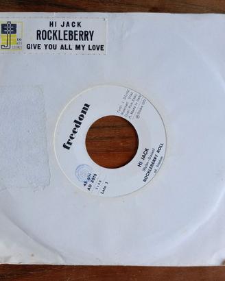 Rockleberry Roll (Ivan Graziani) 45 giri juke box.