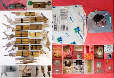 Cilindri vari in ottone per serrature e altro