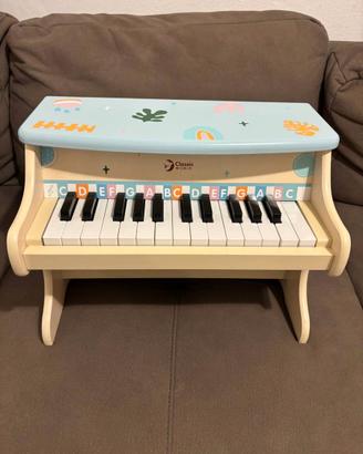 Vero pianoforte per bambini Classic World in legno