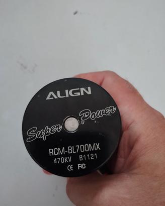 Motore brushless Align 700mx 470kv per elicottero