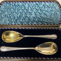 2 cucchiaini da the argentati