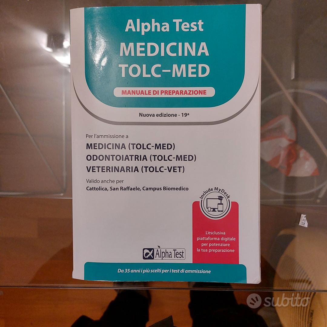 Alpha Test Medicina TOLC-MED - Kit di preparazione - Medicina,  Odontoiatria, Veterinaria - Alpha Test